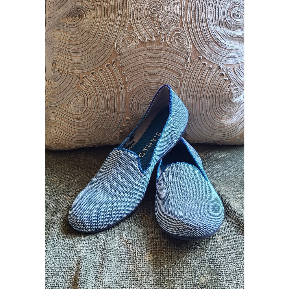 Rothys Indigo Cloud Loafers - Size 7